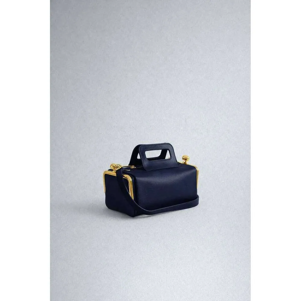 Luxe designer handtas met klemgesp van kunstleer voor dames_voghion.com