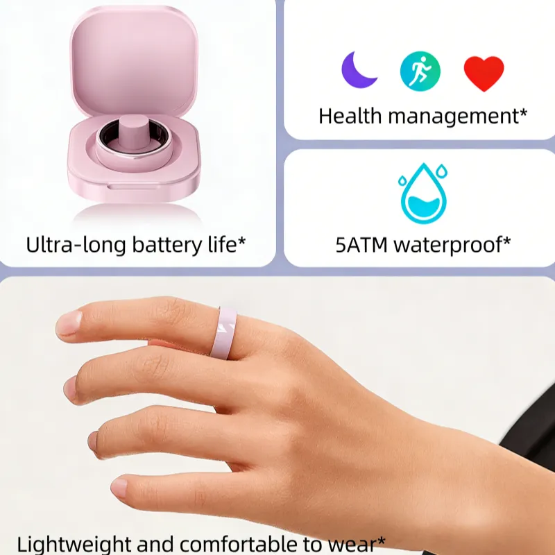 Smarter Ring Mit Herzfrequenz- Und Blutsauerstoffmessung_voghion.com