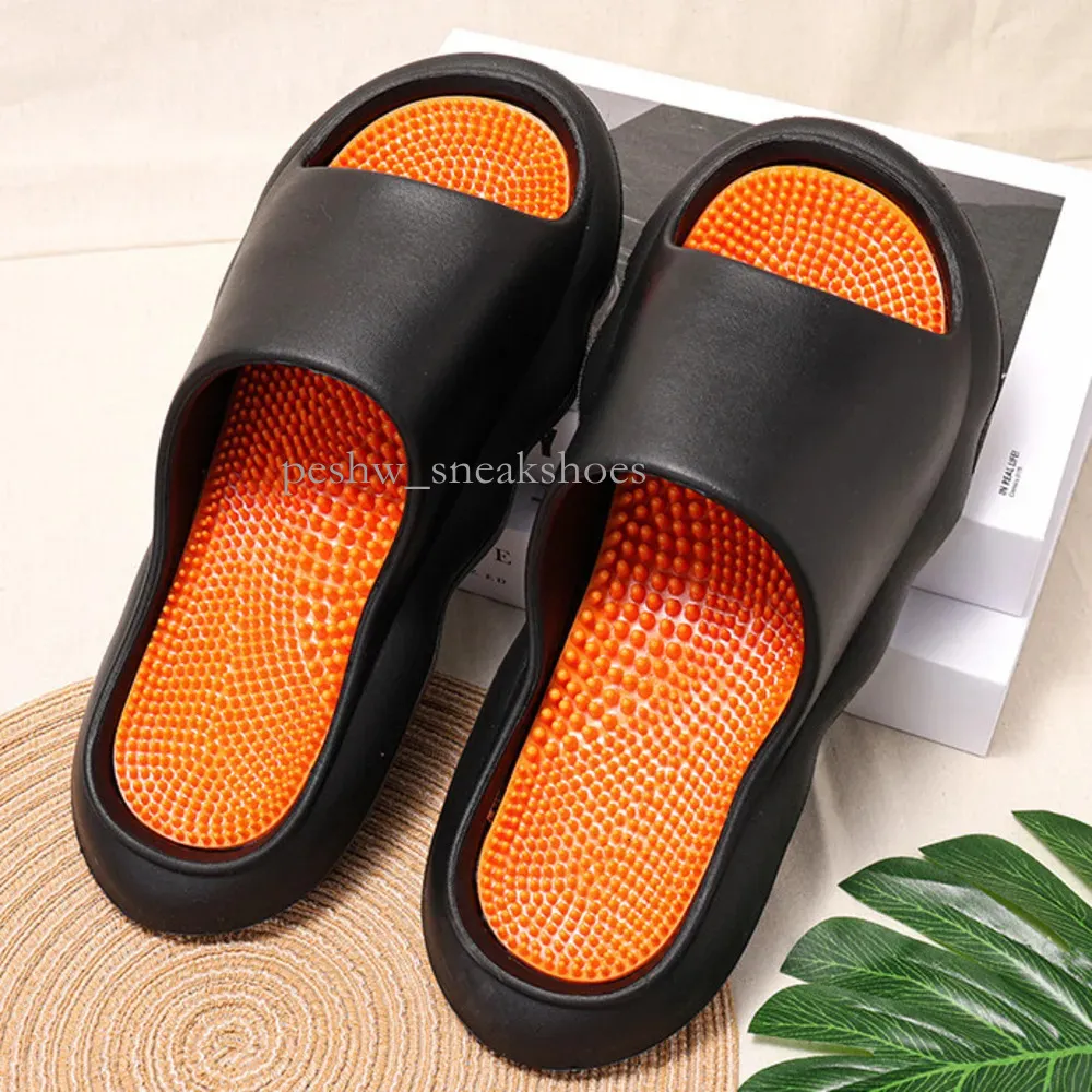 Thick Sole Acupressure Massage EVA For Home Sandals Open Toe Slides Non Slip Solid Slide Daily Outfit Chaoshiji 8818A 1_voghion.com