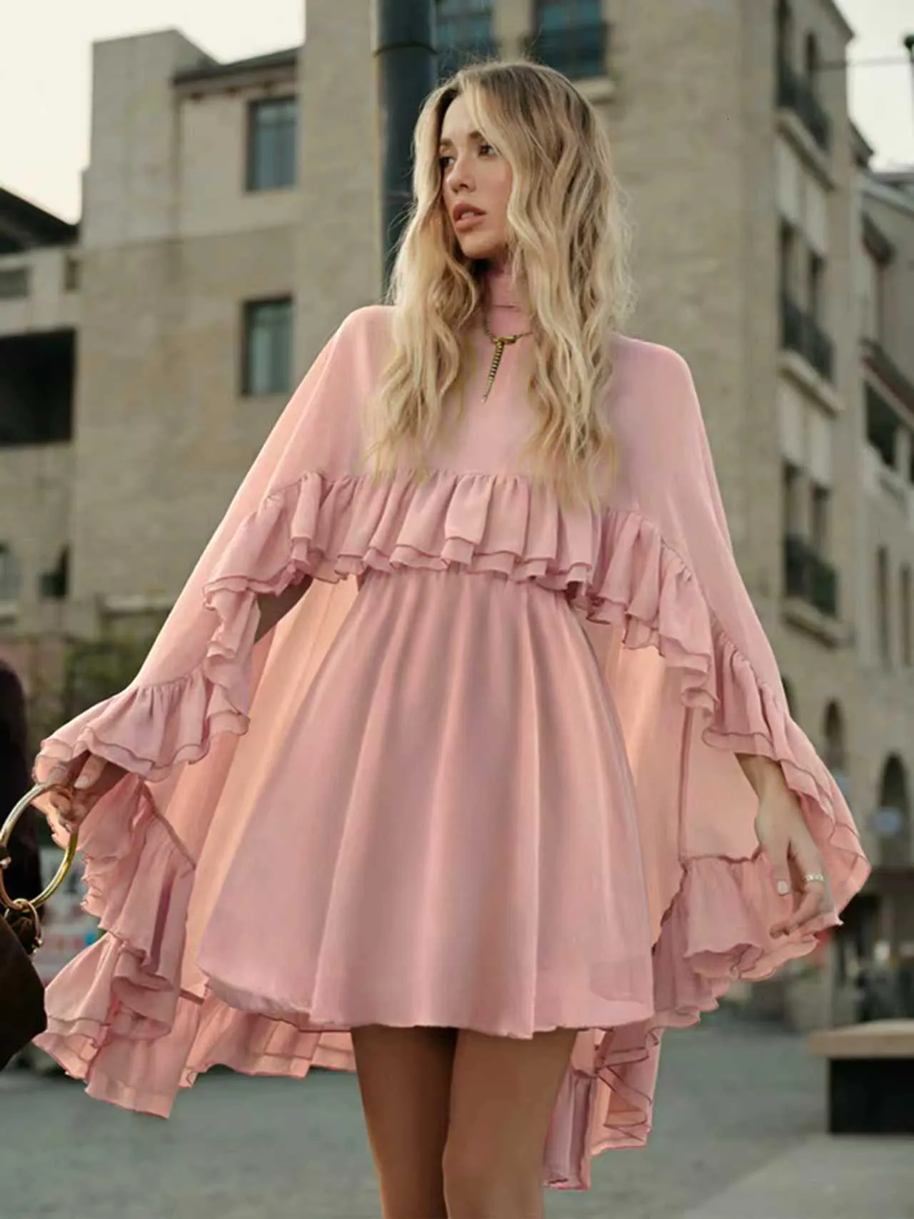 american apparel chiffon dress Chiffon by American Apparel Dress -Size M