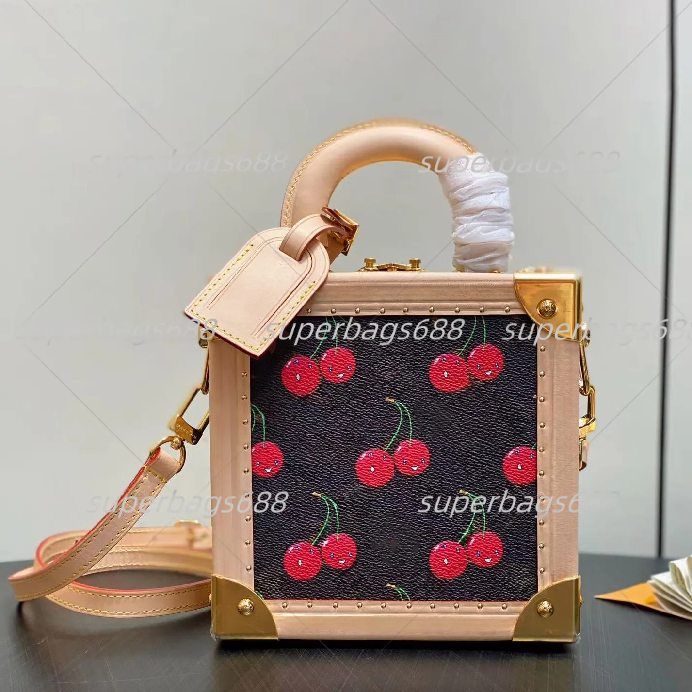 Takashi TM Murakami Leather Beach Clutch Tote  From Liulinglong