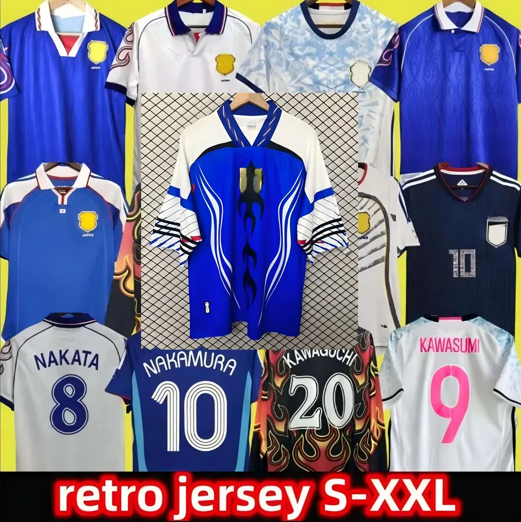 YukihiroOshiroCLASSIC LJ JKTSETオーダー料込 1998 2006 Japan NAKATA Retro Mens Soccer Jerseys From Ghpcs110