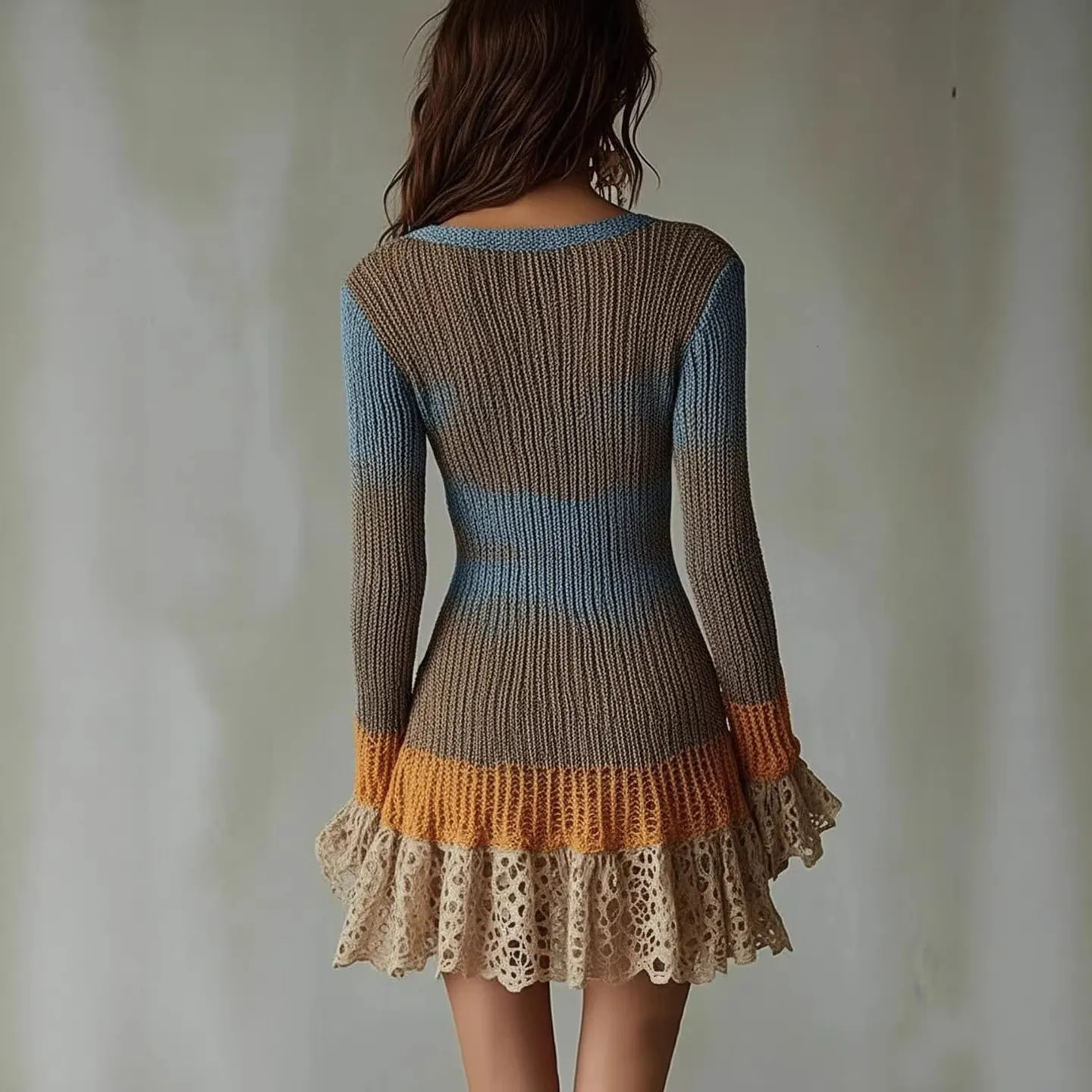 2026 Spring Summer Long Sleeve Knit V Neck Mini Dress Designer Dress European American Women Fashion Sweater Dress Slim Fit Casual Daily Commute Party ... 2026 Spring Summer Long Sleeve Knit V Neck Mini Dress Designer Dress European American Women Fashion Sweater Dress Slim Fit Casual Daily Commute Party ...