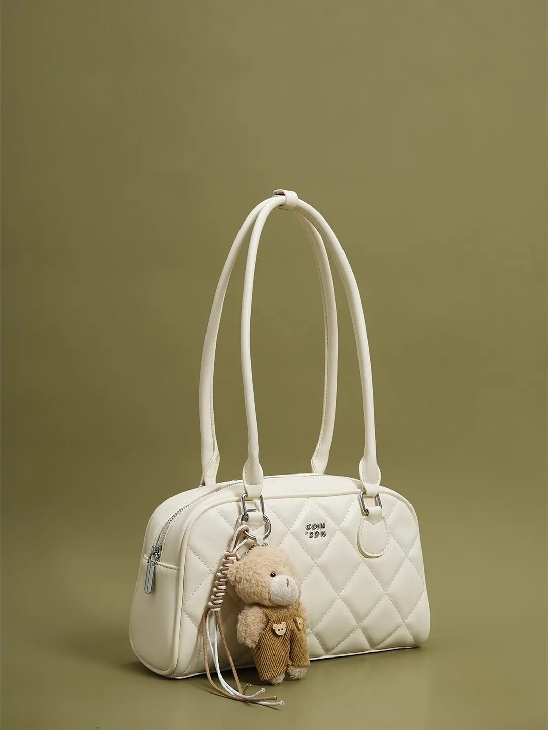 French Armpit Women's Fashionable Diamond Grid Hand Held Shoulder Commuting Bowling Bag New Style_voghion.com