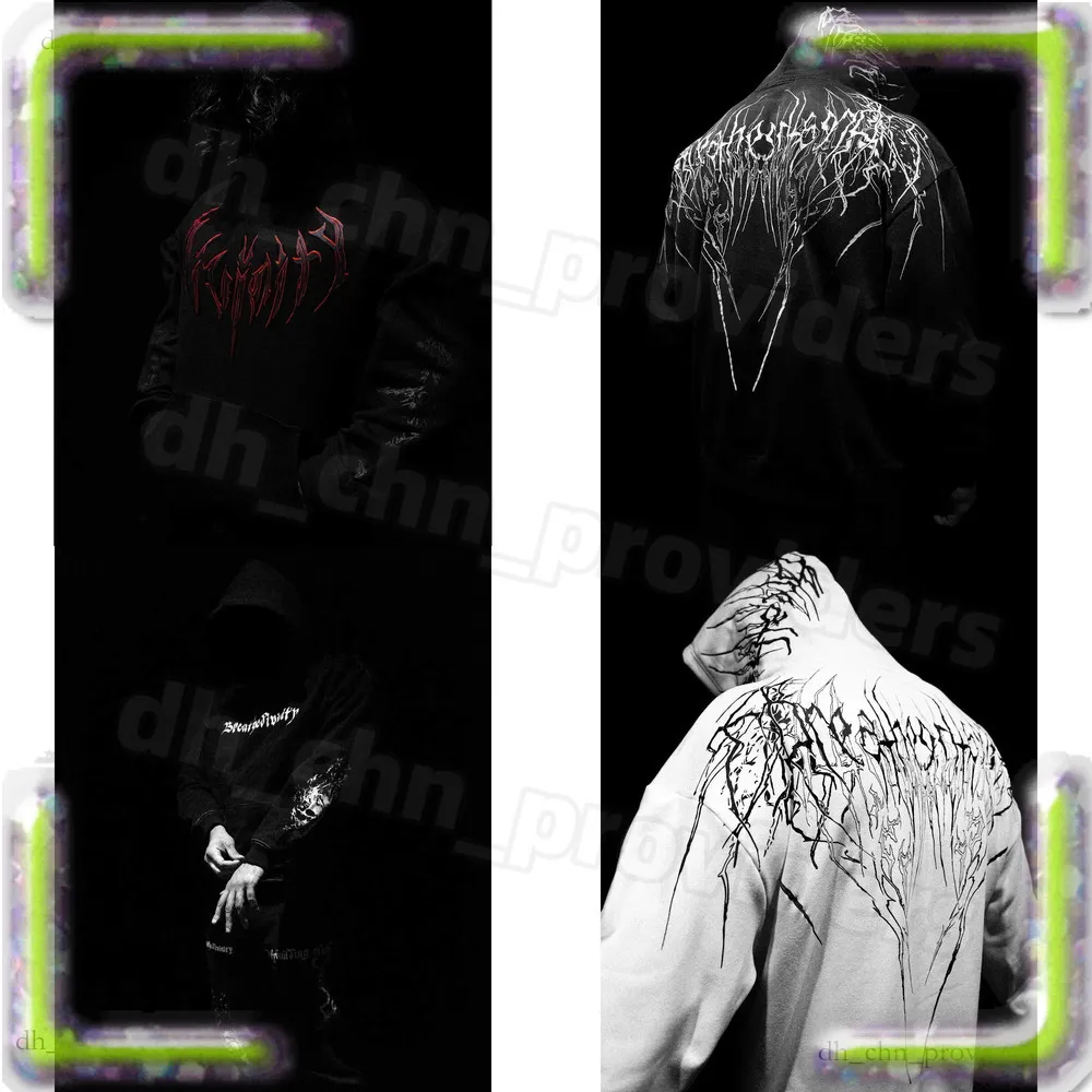 breathdivinity ジップアップパーカー y2k XL Breathhedivinity Gothic Style Aftco Reaper Hoodie  From
