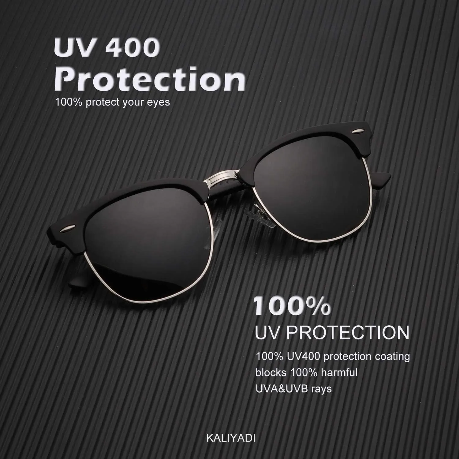Unisex Semi Rimless Polarized Low Bridge Sunglasses... From  display picture 1