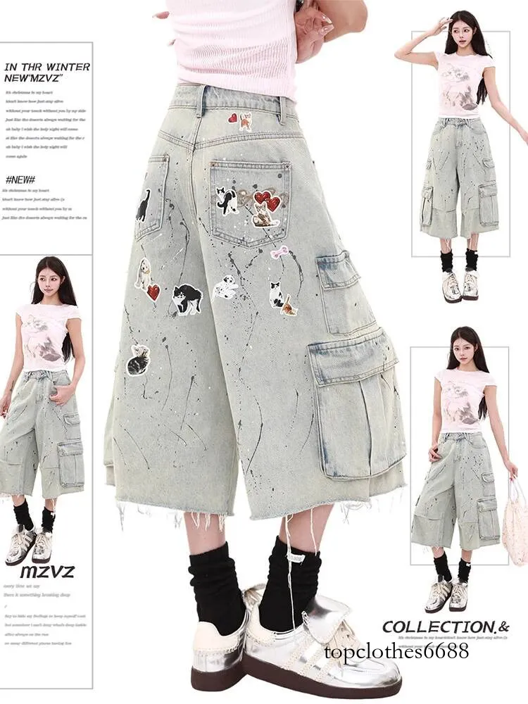 2025 Japanese Denim Womens Cargo Walking Trousers For From