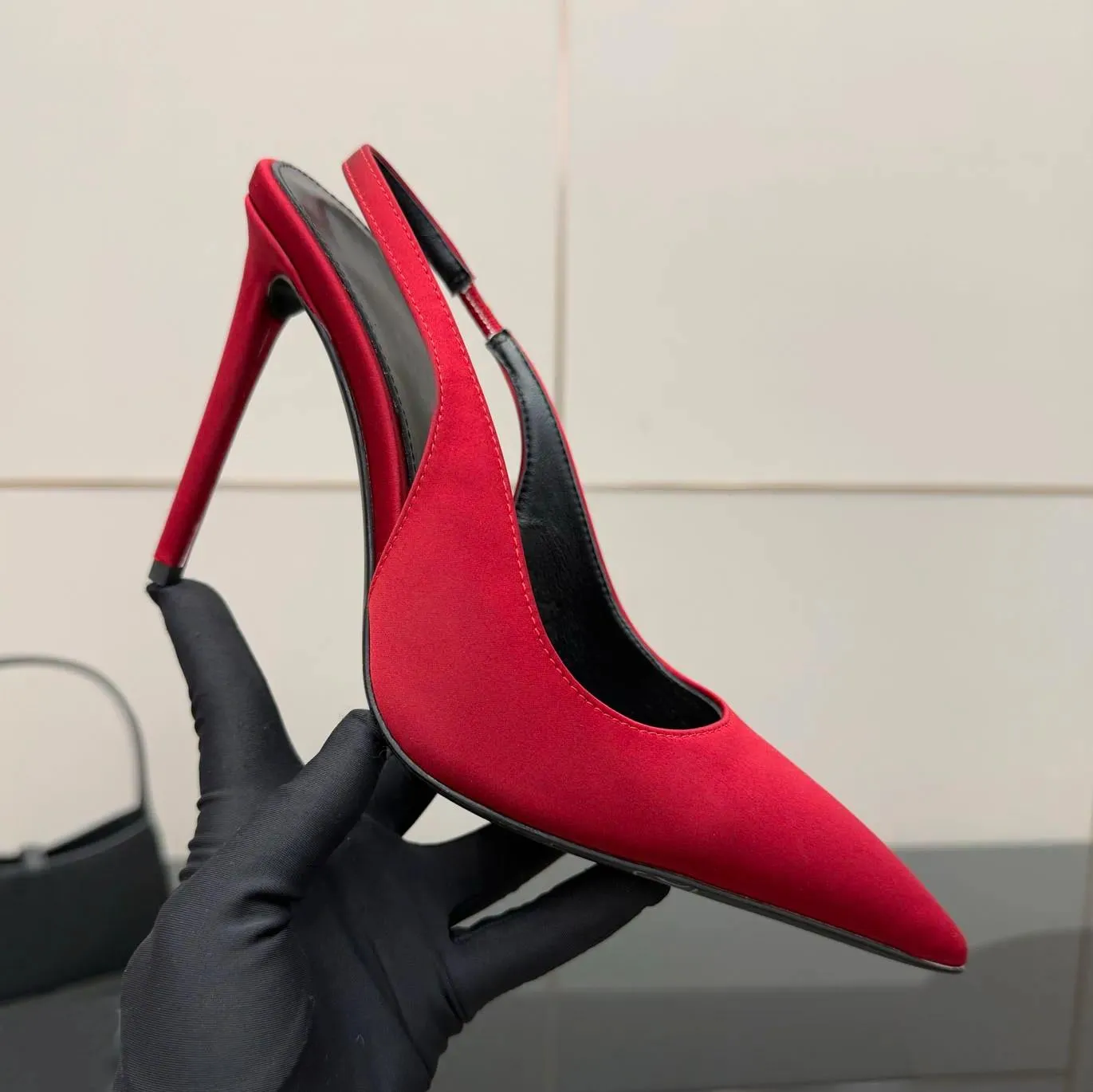 red satin dress shoes Red Satin & Lace Wedding Shoes Sexy Heels, 3 1/2" Closed Toe Heels, Pointy Toe Pumps, Crimson Satin, Red Wedding, Holiday Shoes, True Red
