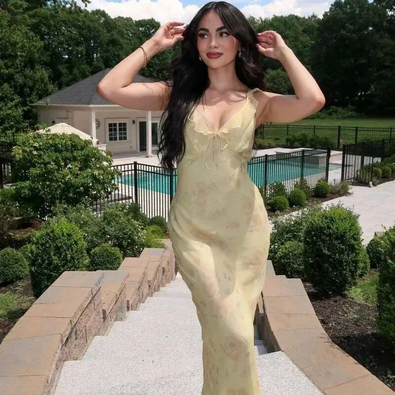 Floral Print Plunge Maxi White Silk Dress Sexy... From Moshabao, Rs.1,380.36 | DHgate.Com Floral Print Plunge Maxi White Silk Dress Sexy... From Moshabao, Rs.1,380.36 | DHgate.Com