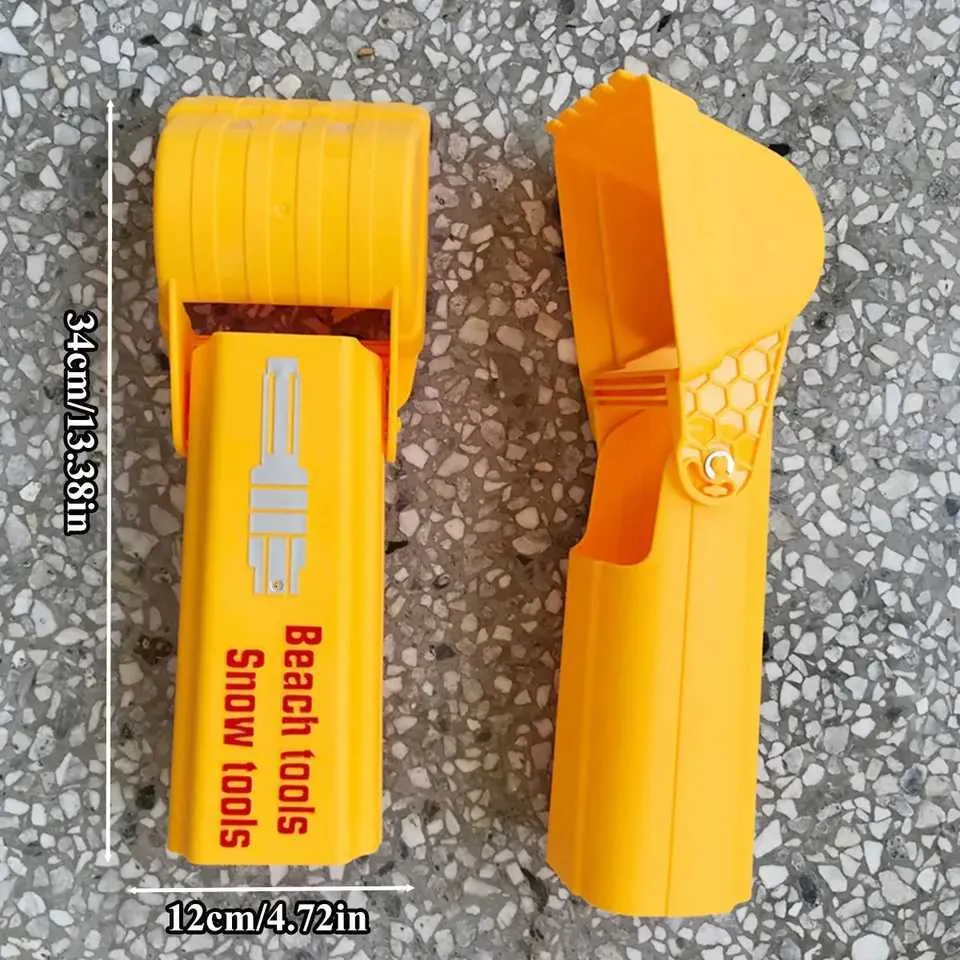 Excavadora De Mano Para Arena – Pala Infantil De Playa Con Brazo Ergonómico, Juguete De Construcción Para Jardín Y Camping