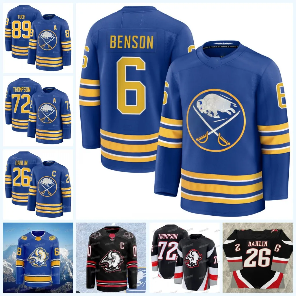 Buffalo Sabres 2026 Playoffs Jersey Zach Benson, From