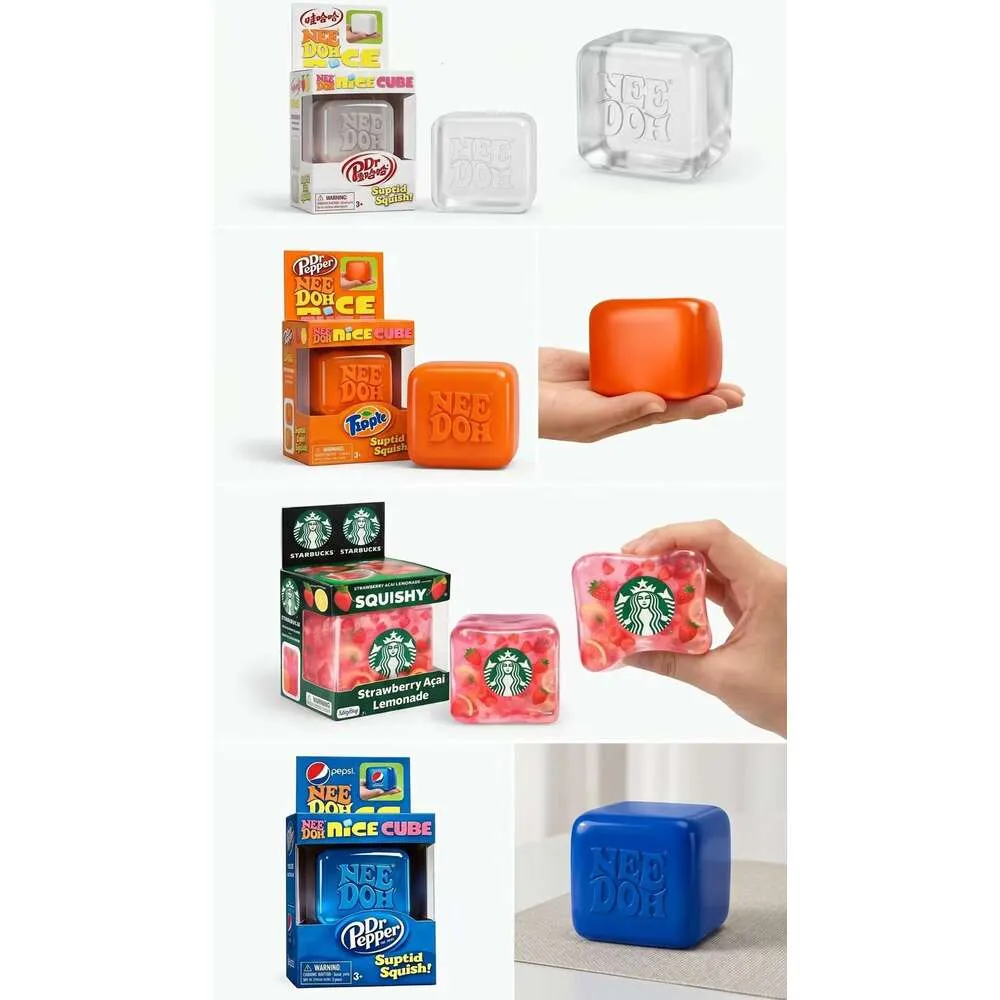 Needoh Nice Cube Simulated Soda Squishy Fidget Toy  From