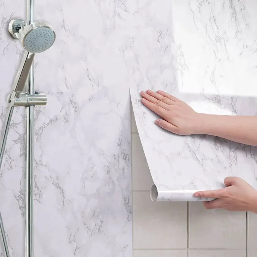 Waterproof Bathroom Adhesive Wallpaper Roll Extra... From Ddmycrazy ...