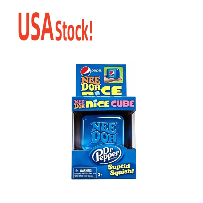 Wholesale Needoh Squishy Cube Dr Pepper & Starbucks From