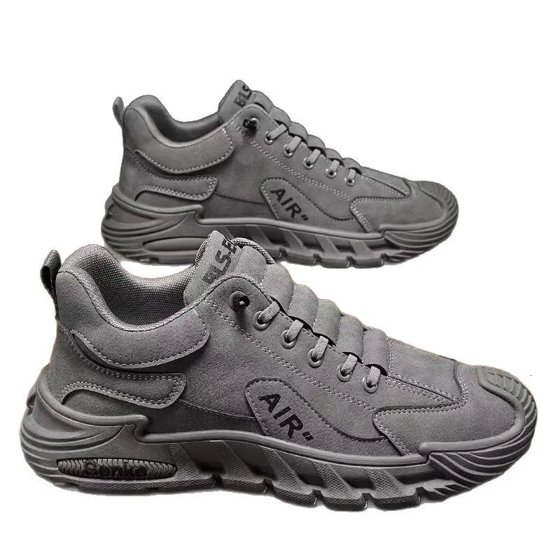 Casual Running Sneaker Designer Spring New Men's Breathable Trendy Versatile Simple Sneakers Slip On Solid Color Work_voghion.com