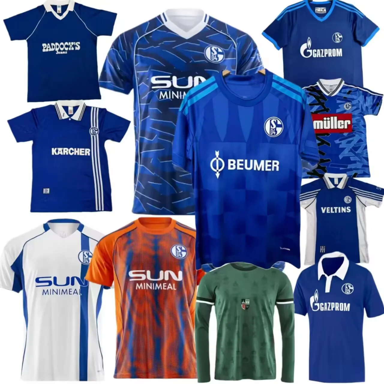 シャルケ 04 FC サッカーユニフォーム 2027 2026 25 10 12 02 92 93