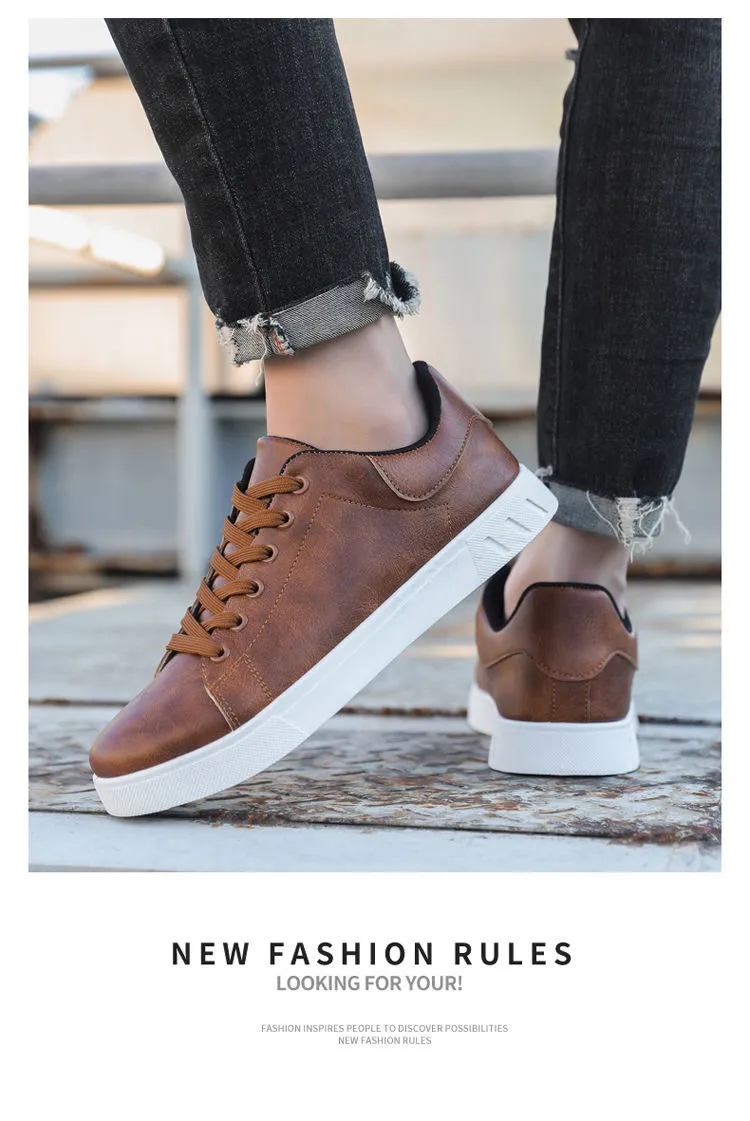 Running Sneaker Designer Plus Size Spring White Sneakers Korean Style Trendy Casual Fashion Sports New Men's Shoes_vogvips.com
