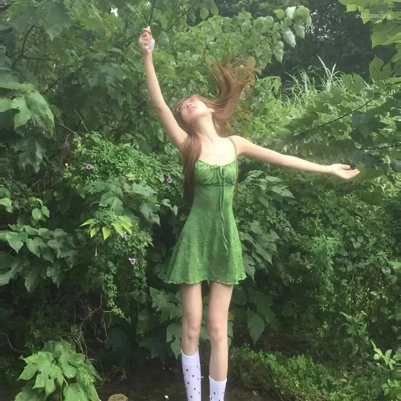 fairy grunge green dress Peridot Green Fairy Dress