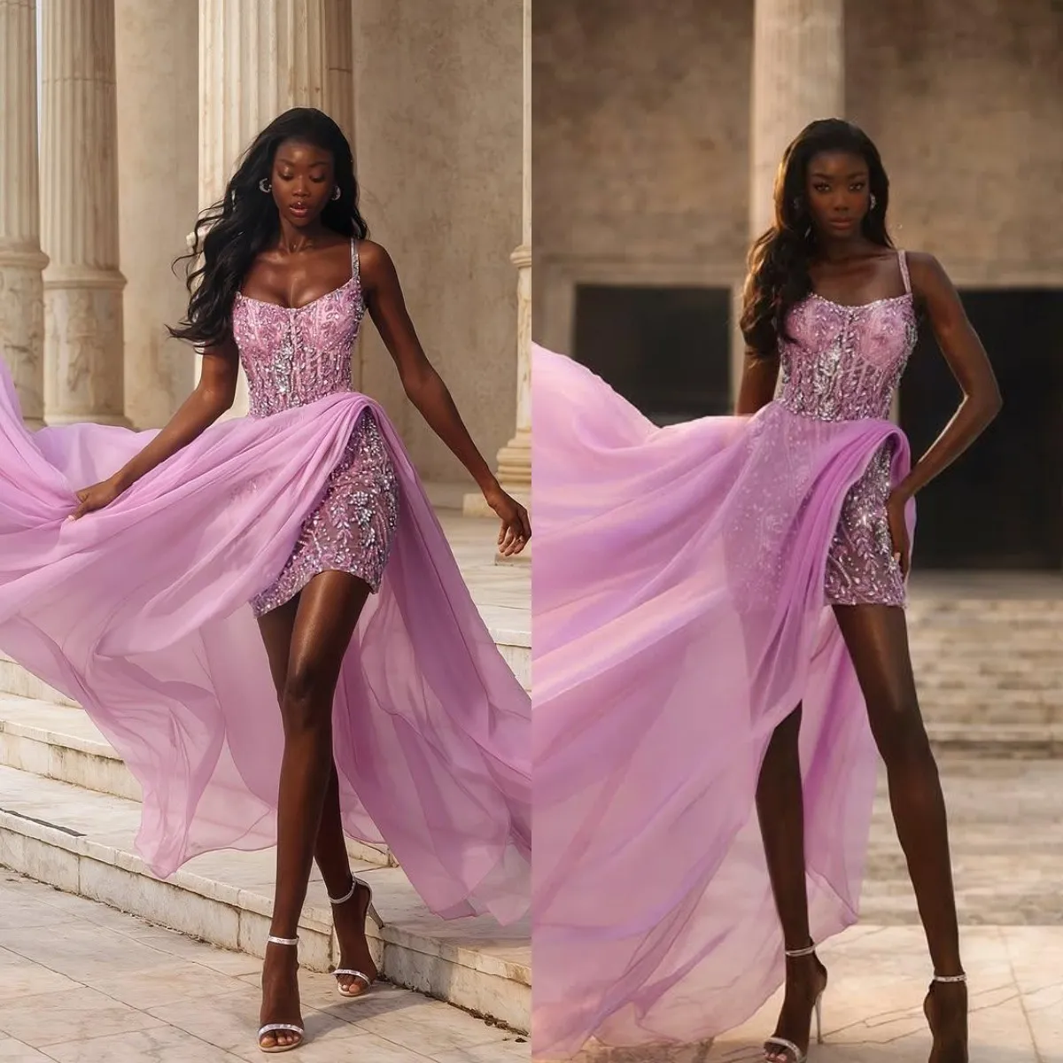 corset prom dress pink A-Line Ruffles Appliques Long with Slit PSK604 US0 / Pink Kids Clothes Gap Christmas Light Blue Sizes na Colors:Black Nude