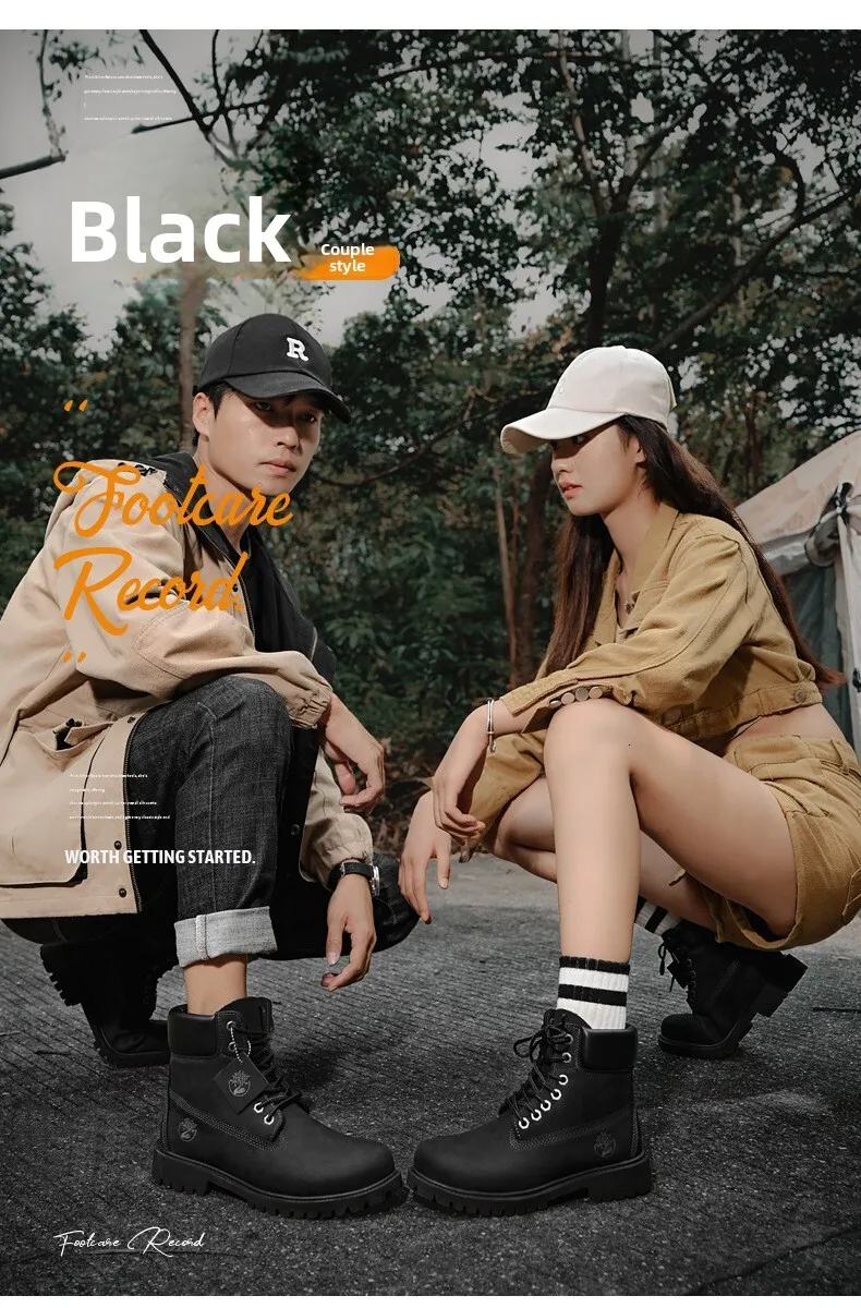 Stivaletti robusti in nubuck per uomo e donna con cuciture_voghion.com