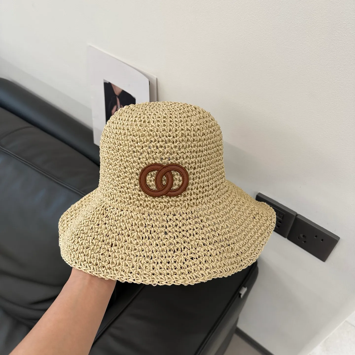 6136 10 PCs Bucket Hats Unisex, Solid Color Sun Hat Cap Sumer Beach Outdoor Boys Bucket Hat 6-10 Years Outdoor Sun Hat For Toddler Baby  main image 2