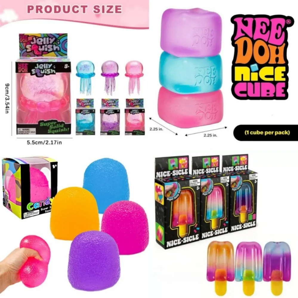 Needoh Ripple Ice Cube Fuzz Ball Decompression Toy... From Babynice126 ...