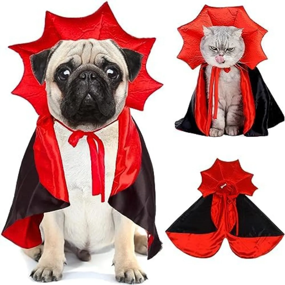 Luxury Dog Vampire Cape Costume For Dogs And Cats ... From Aleigha3, $7 ...