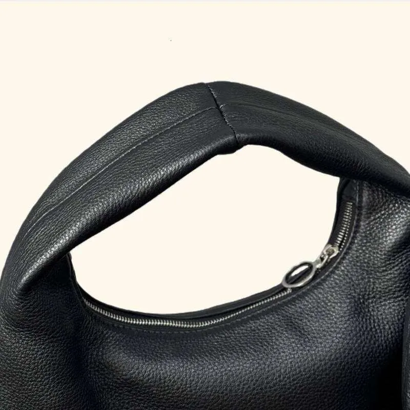 Japanese Style Custom Initials Leather Half Moon Bags For Women Luxury Designer Handbags Purses New In Top Handle_voghion.com