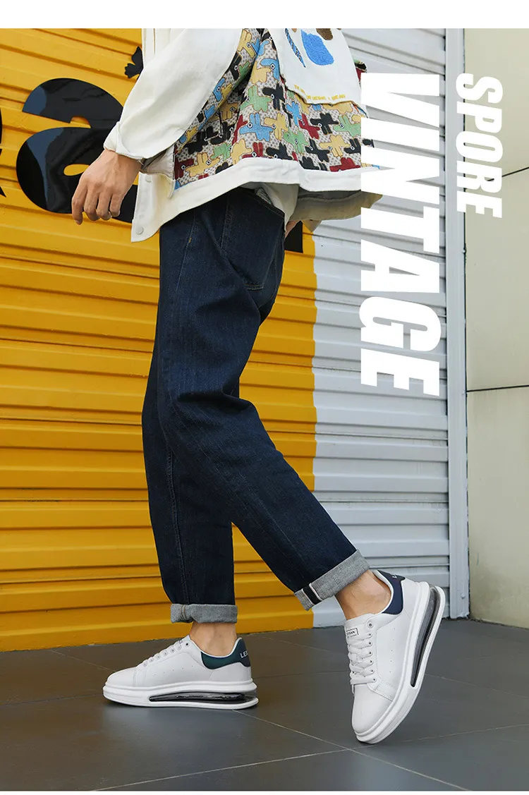 Herren Freizeitschuhe In Schwarz Mit Air-dämpfung Und Goldferse_voghion.com