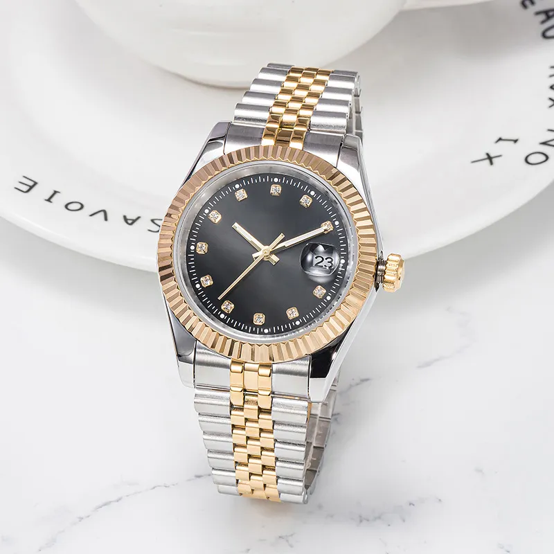Black Dial - Two toned band