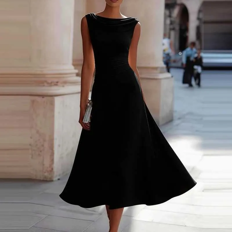 sexy office party dress Slveless A Line Party Long White Dress With Slash... From Difnik, Rs.484.46