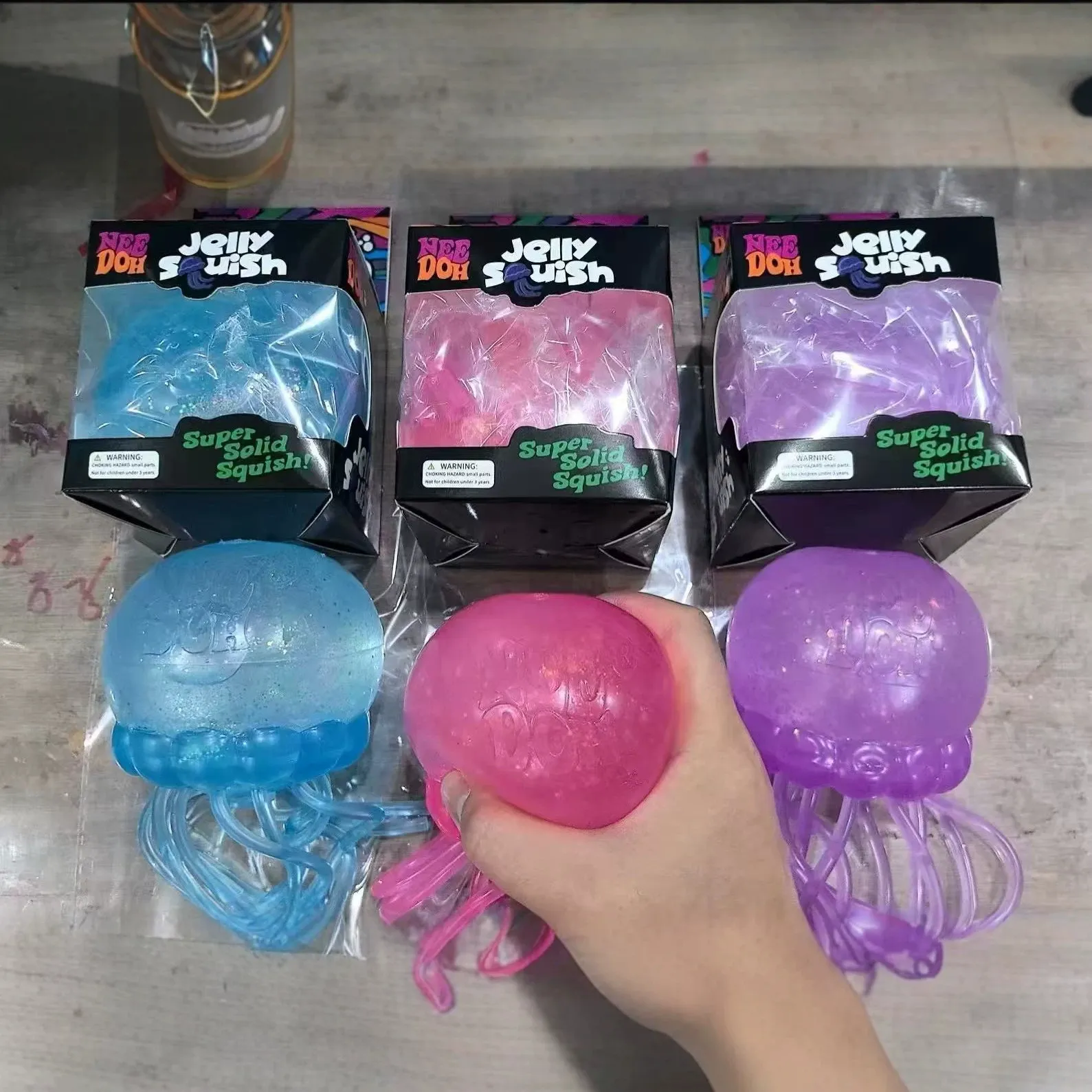 Squeezed Objects NeeDoh Jellyfish Squishy Ball Fidget Toy... From Wjlwd2, $7 | DHgate.Com
