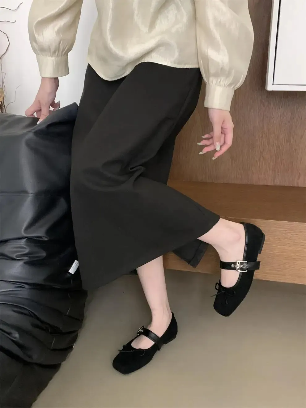 Ballerine comfort da donna con punta quadrata per primavera_voghion.com