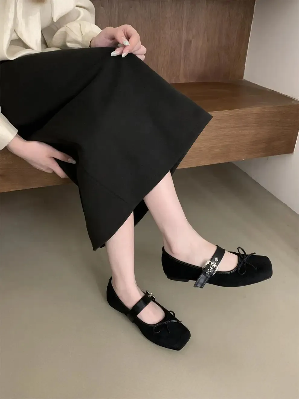 Ballerine comfort da donna con punta quadrata per primavera_voghion.com