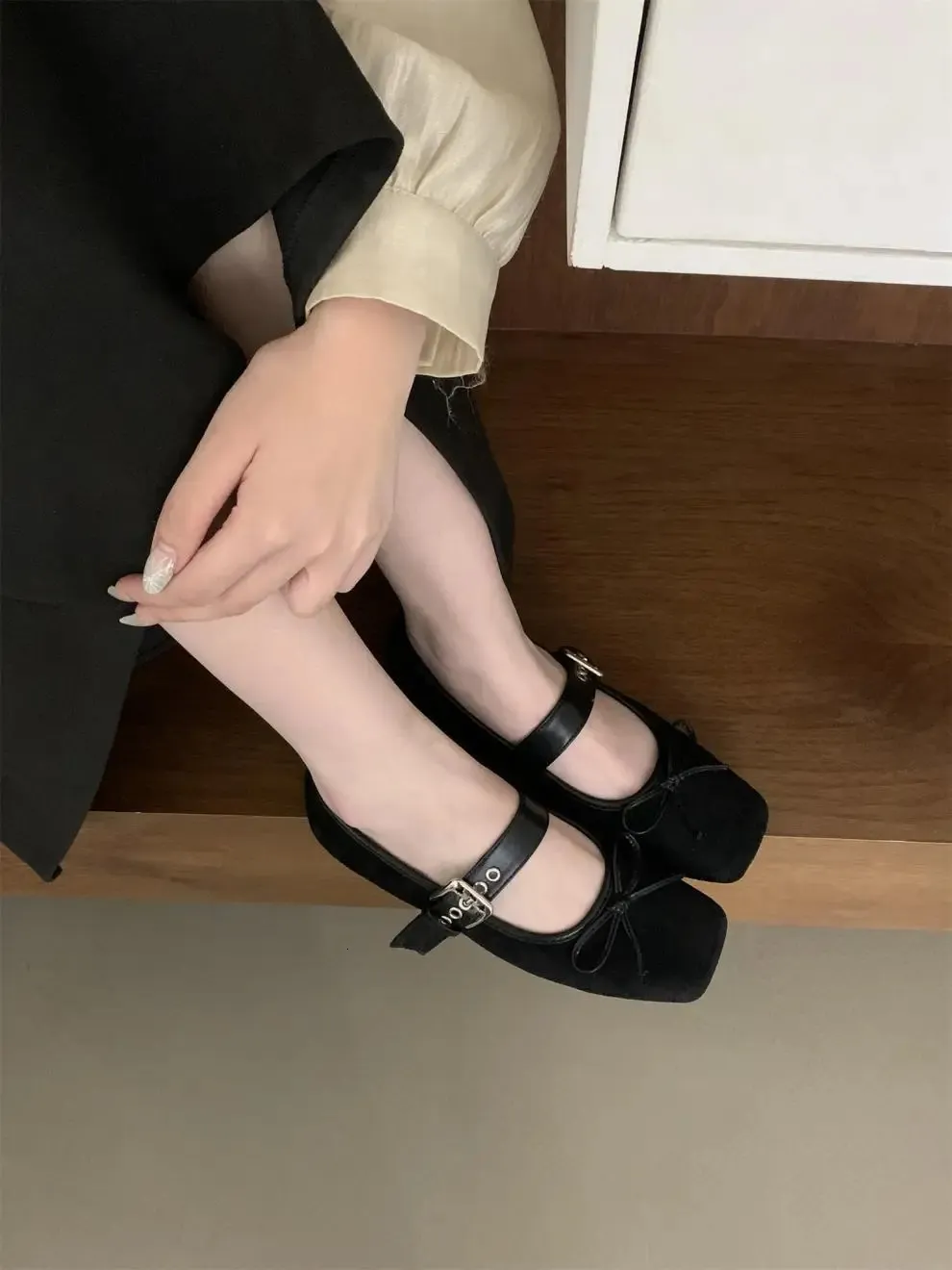 Ballerine comfort da donna con punta quadrata per primavera_voghion.com