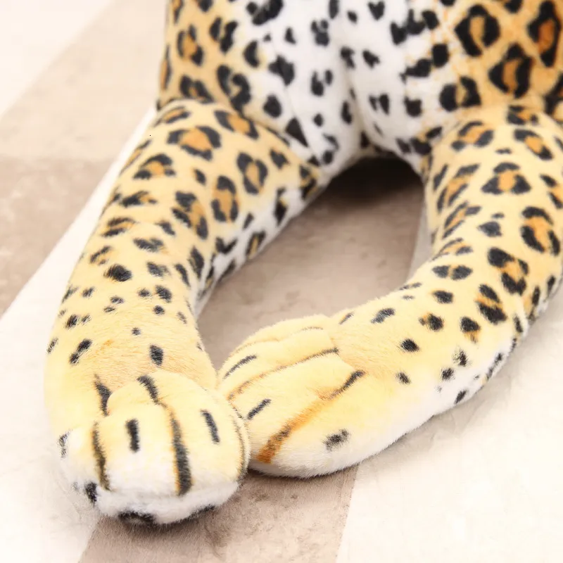 ぬいぐるみタイガースタイルヒョウのおもちゃ：87cmのリアルな動物人形