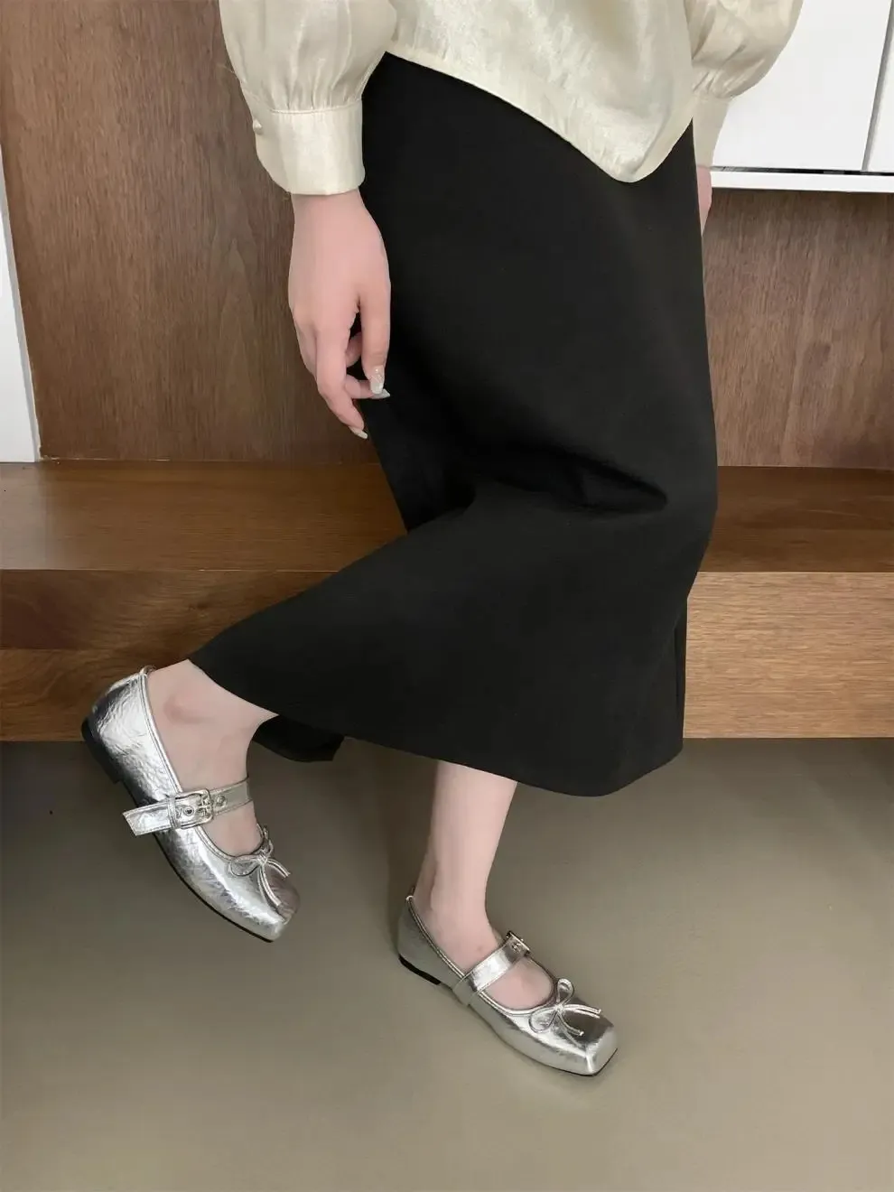 Ballerine comfort da donna con punta quadrata per primavera_voghion.com