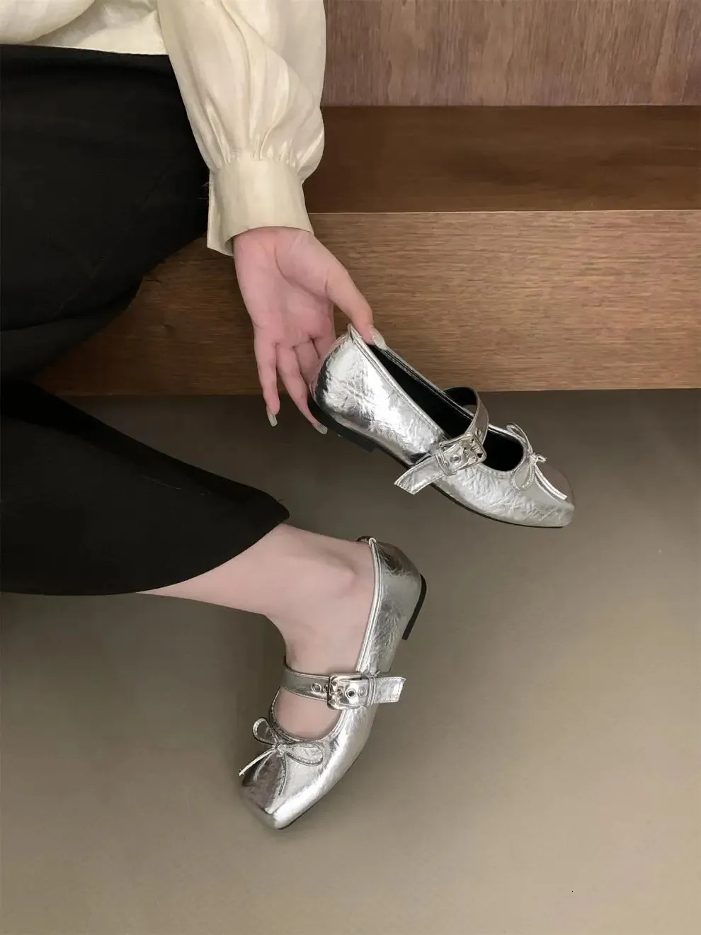 Ballerine comfort da donna con punta quadrata per primavera_voghion.com