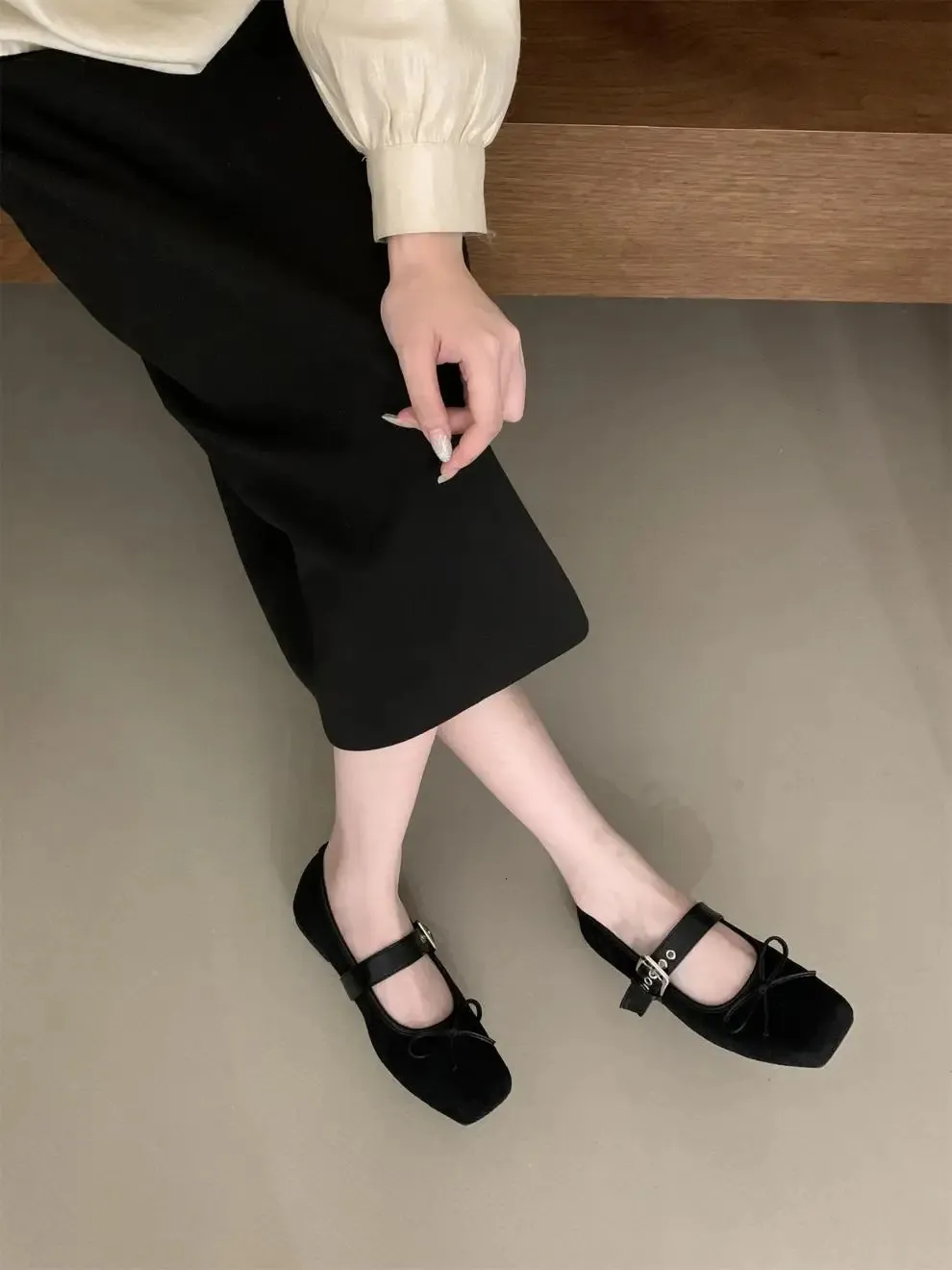 Ballerine comfort da donna con punta quadrata per primavera_voghion.com