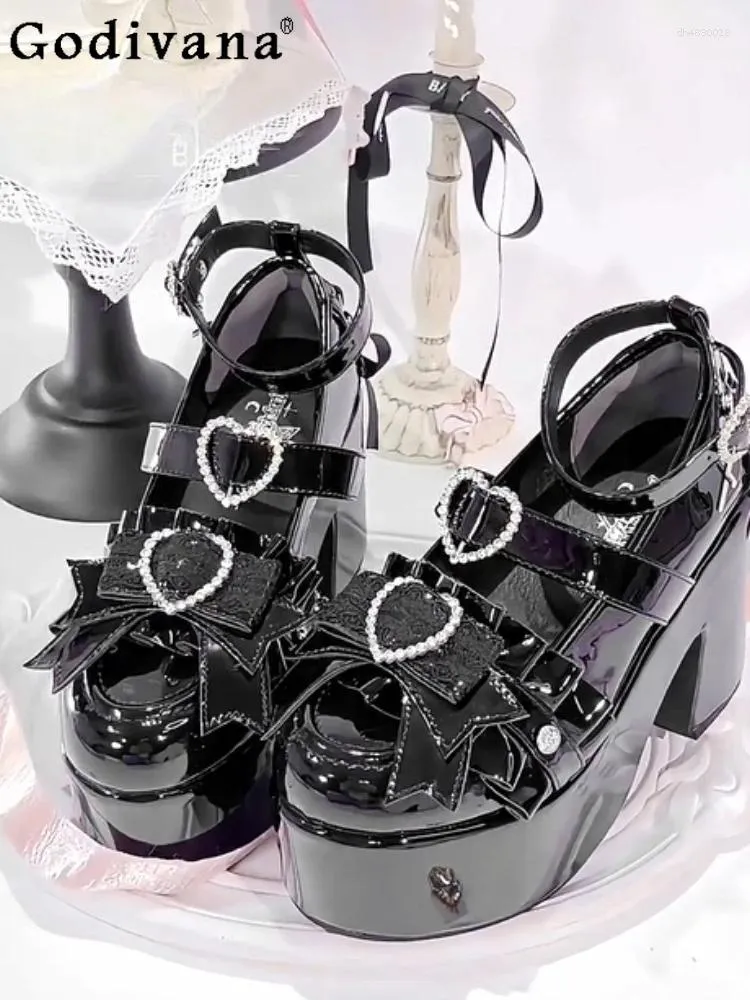 cute dress shoes Gubotare for Girls Girls Mary Jane Pumps with Ankle Strap & Glittering Wrapped Block Heel Cushioned selectinsole 2019 Newest Hot Selling Cute