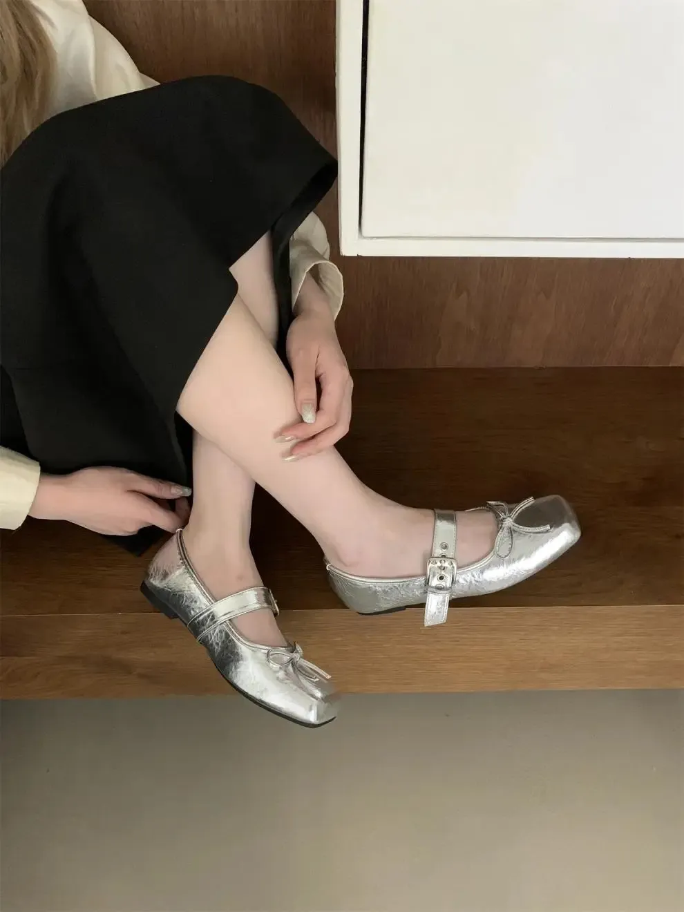 Ballerine comfort da donna con punta quadrata per primavera_voghion.com