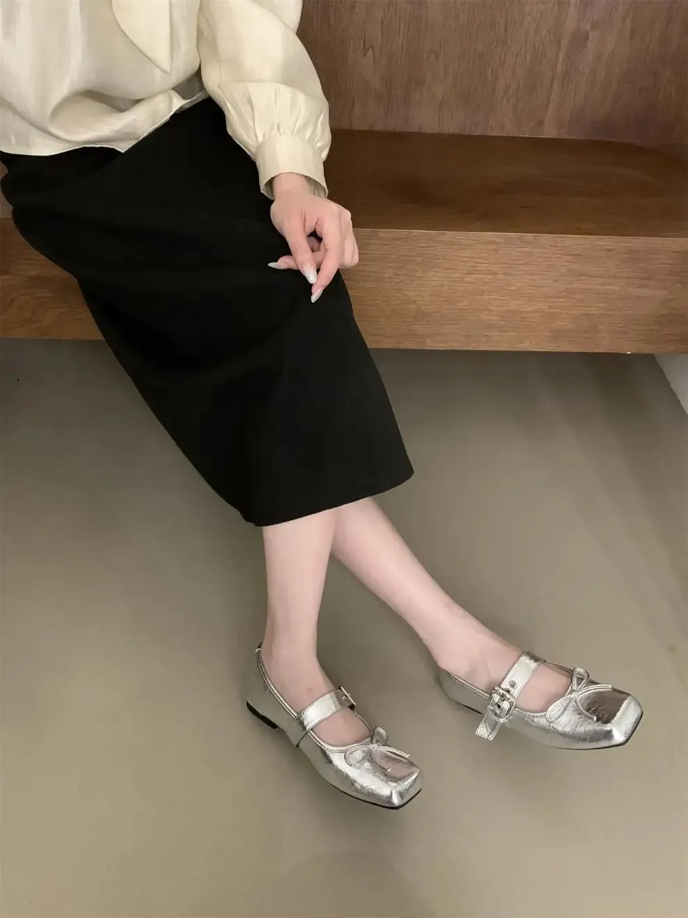 Ballerine comfort da donna con punta quadrata per primavera_voghion.com