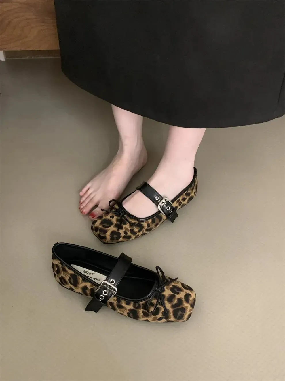 Ballerine comfort da donna con punta quadrata per primavera_voghion.com
