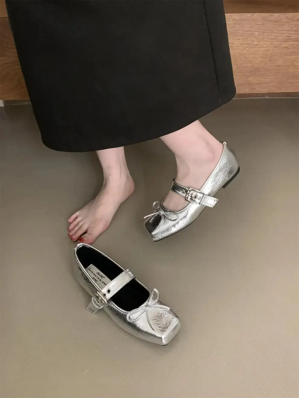 Ballerine comfort da donna con punta quadrata per primavera_voghion.com