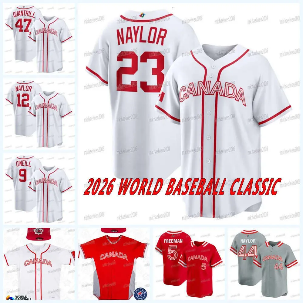 Custom Team Canada 2026 World Classic WBC Red From Nike_vip, Rs