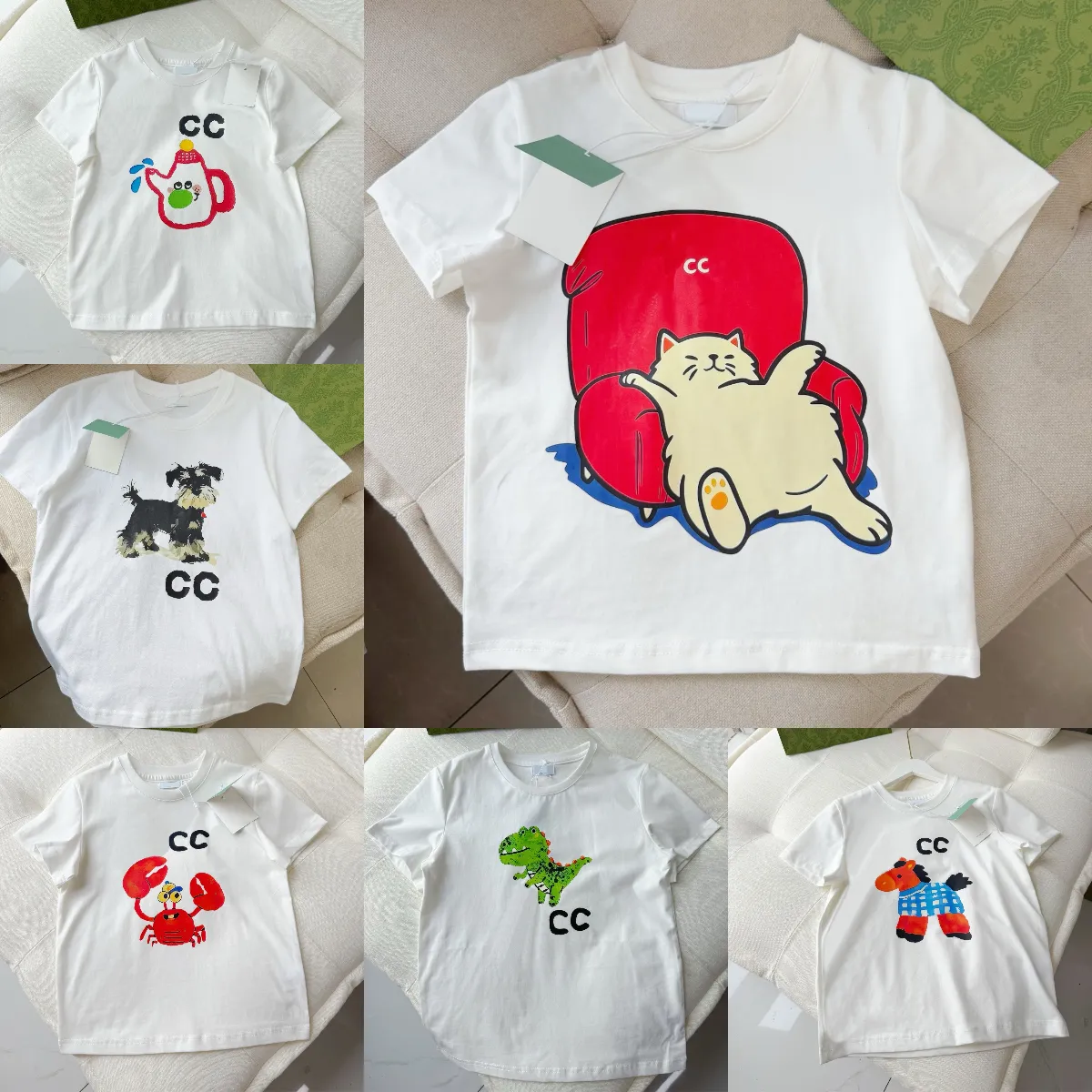 Cartoon Kids T‑Shirt – 100% Cotton, Designer Print, 26% Off at $28.27 – Best Summer Tee