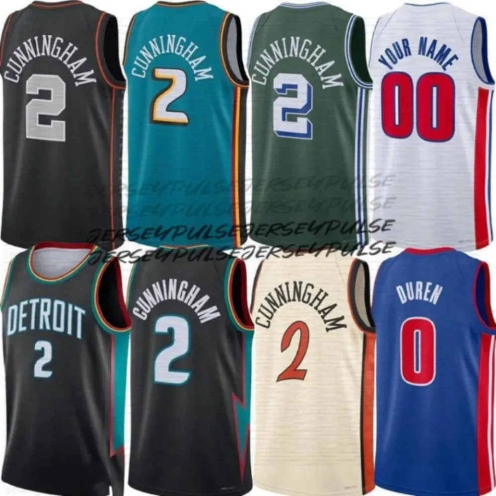 DET Piston Cade Cunningham Custom Basketball Jersey – 58% OFF, Authentic Fan Gear