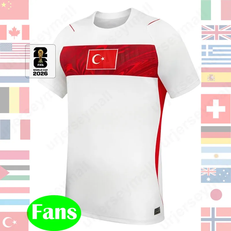 トルコ代表 サッカーTシャツ トルコ代表サッカーユニフォーム 2026 ワールドカップ 男性用子供用
