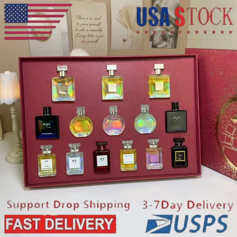 Perfume set for men and women 3, 4, or 50 ml floral parfum gift