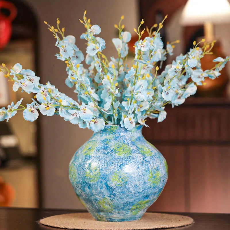 2026 Jingdezhen Ceramic Flower Ornament Chinese Zen From